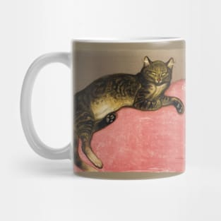 Winter: Cat on a Cushion Mug